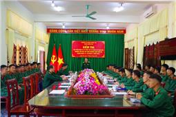 Trường Sĩ quan Chính trị khảo sát, trao đổi kinh nghiệm tại trung đoàn 141
